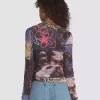 Ludlow Mesh långärmad topp