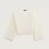 Mila Open Knit Crop Crew Tröja Mila Open Knit Crop Crew Tröja