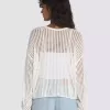 Mila Open Knit Crop Crew Tröja Mila Open Knit Crop Crew Tröja