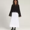 Mila Open Knit Crop Crew Tröja Mila Open Knit Crop Crew Tröja