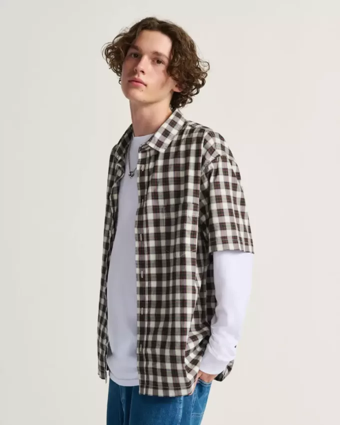 Monte Pläd Button Up Skjorta