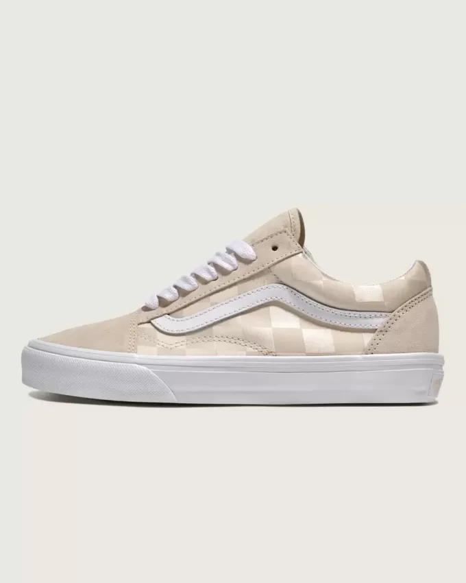 Old Skool Checkerboard Satin Sko Old Skool Checkerboard Satin Sko