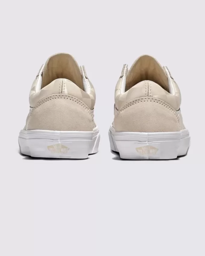 Old Skool Checkerboard Satin Sko Old Skool Checkerboard Satin Sko