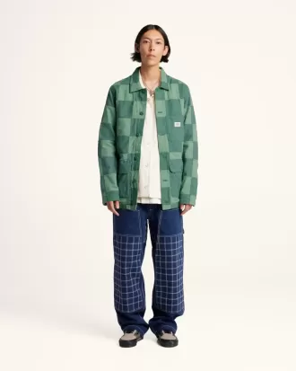 OTW Patchwork Drill Chore Coat