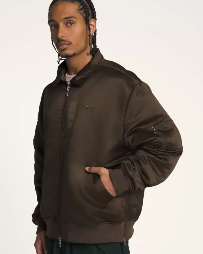 OTW satin bomberjacka
