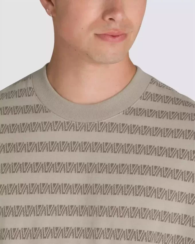 Palmer Jacquard Stickad T-shirt Palmer Jacquard Stickad T-shirt
