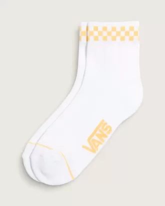 Peek-A-Check Crew Socks