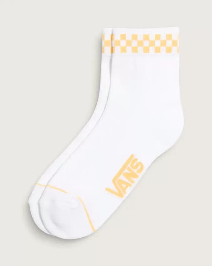 Peek-A-Check Crew Socks
