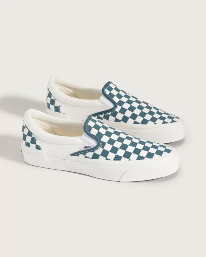 Premium Classic Slip-On Checkerboard Sko Premium Classic Slip-On Checkerboard Sko
