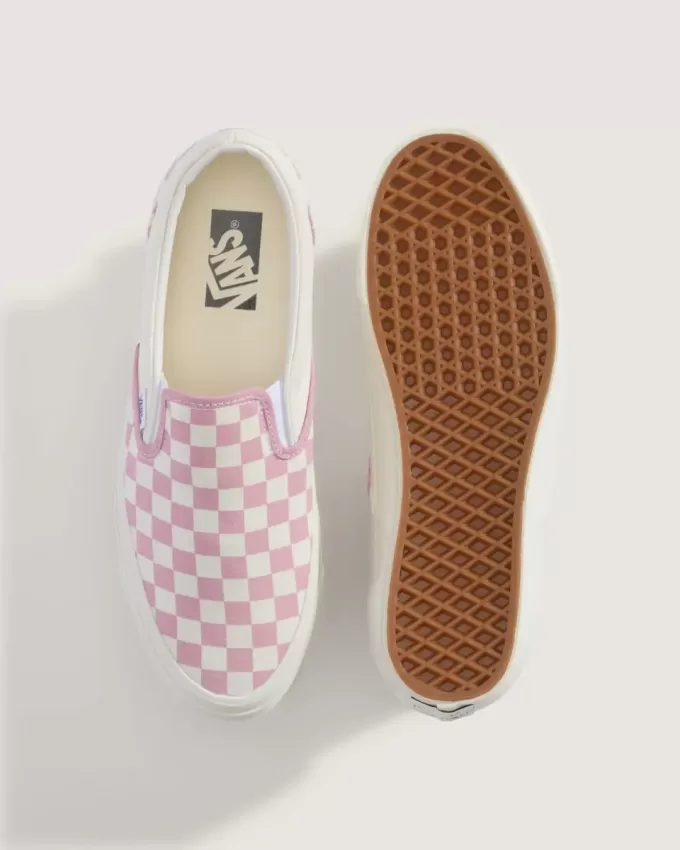 Premium Classic Slip-On Checkerboard Sko Premium Classic Slip-On Checkerboard Sko
