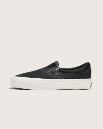 Premium Classic Slip-On Satin Sko