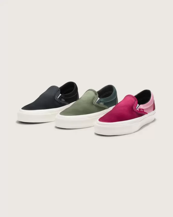 Premium Classic Slip-On Satin Sko Premium Classic Slip-On Satin Sko
