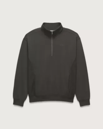Premium sweatshirt med halv dragkedja