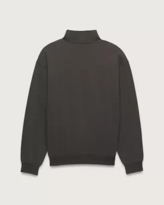 Premium sweatshirt med halv dragkedja
