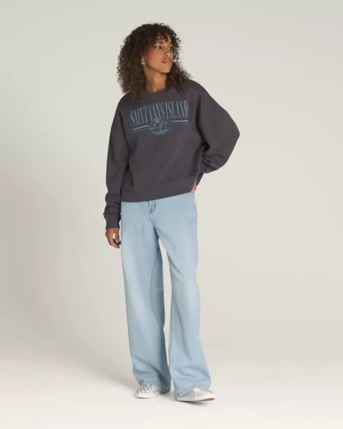 Retro Isle Graphic Crew Sweatshirt Retro Isle Graphic Crew Sweatshirt
