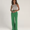 Schackbräde monterad Crop Linne Schackbräde monterad Crop Linne