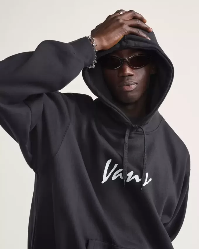 Scripted Vans Pullover Hoodie Scripted Vans Pullover Hoodie
