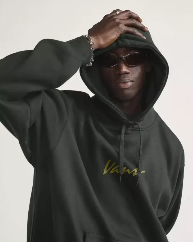 Scripted Vans Pullover Hoodie Scripted Vans Pullover Hoodie