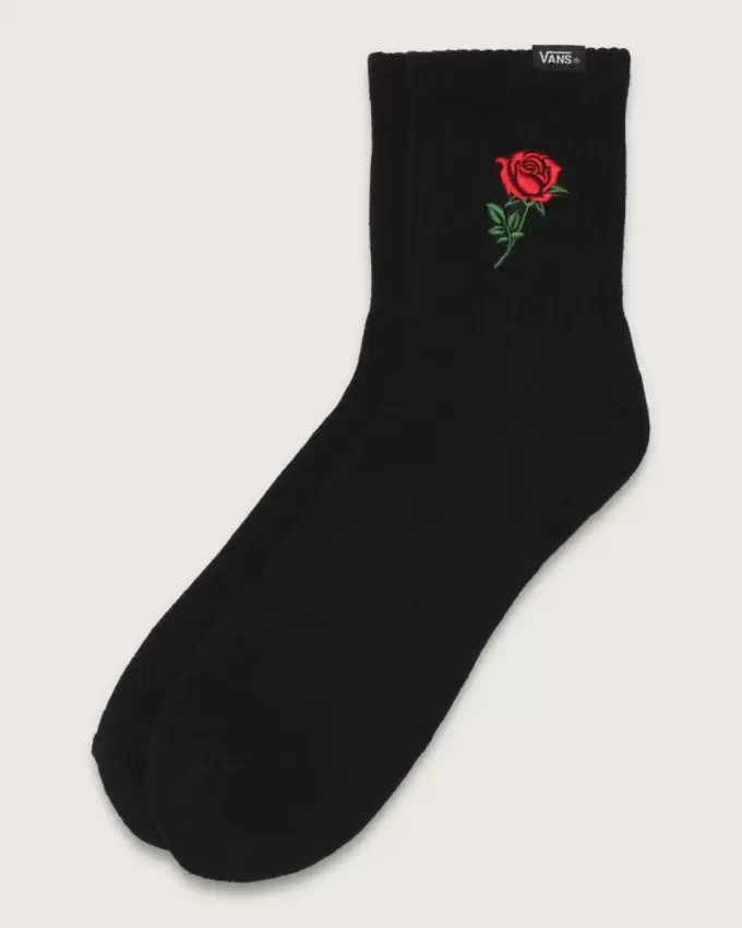Single Rose Half Crew strumpor
