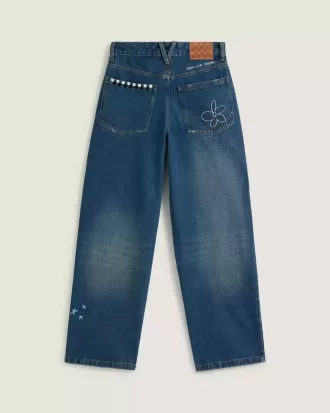 Sirelle broderade jeansbyxor