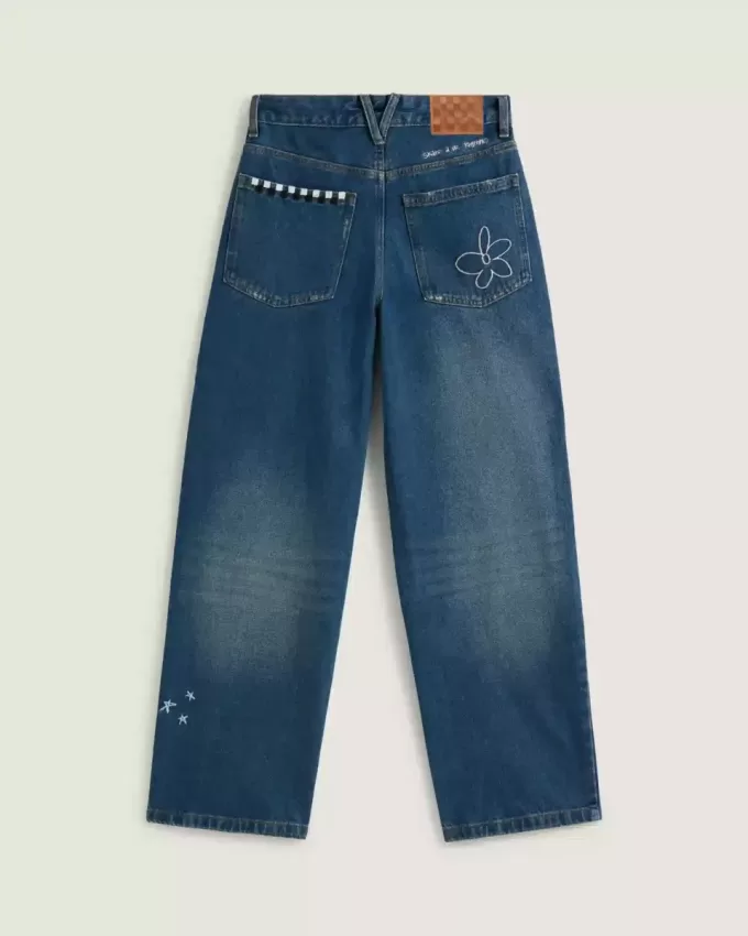 Sirelle broderade jeansbyxor Sirelle broderade jeansbyxor
