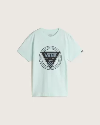 Små barn lappade i T-shirt