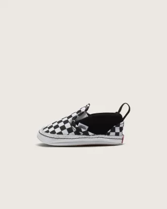 Spädbarn Slip-On V schackbräde Spjälsäng Sko