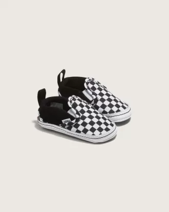 Spädbarn Slip-On V schackbräde Spjälsäng Sko