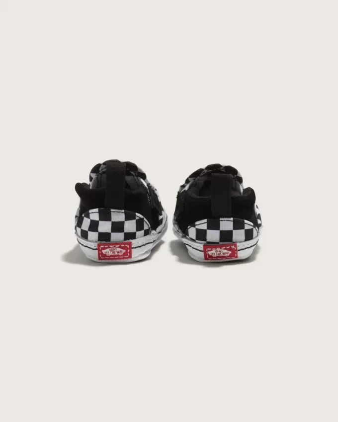 Spädbarn Slip-On V schackbräde Spjälsäng Sko Spädbarn Slip-On V schackbräde Spjälsäng Sko