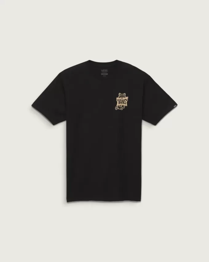 T-shirt för tvättbjörn tecken T-shirt för tvättbjörn tecken