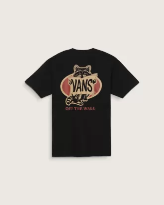 T-shirt för tvättbjörn tecken