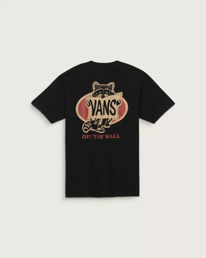 T-shirt för tvättbjörn tecken T-shirt för tvättbjörn tecken