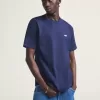 T-shirt med logotyp för vänster bröst