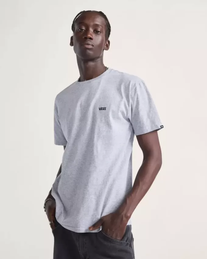 T-shirt med logotyp för vänster bröst