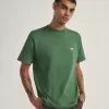 T-shirt med logotyp för vänster bröst