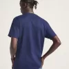 T-shirt med logotyp för vänster bröst