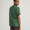 T-shirt med logotyp för vänster bröst