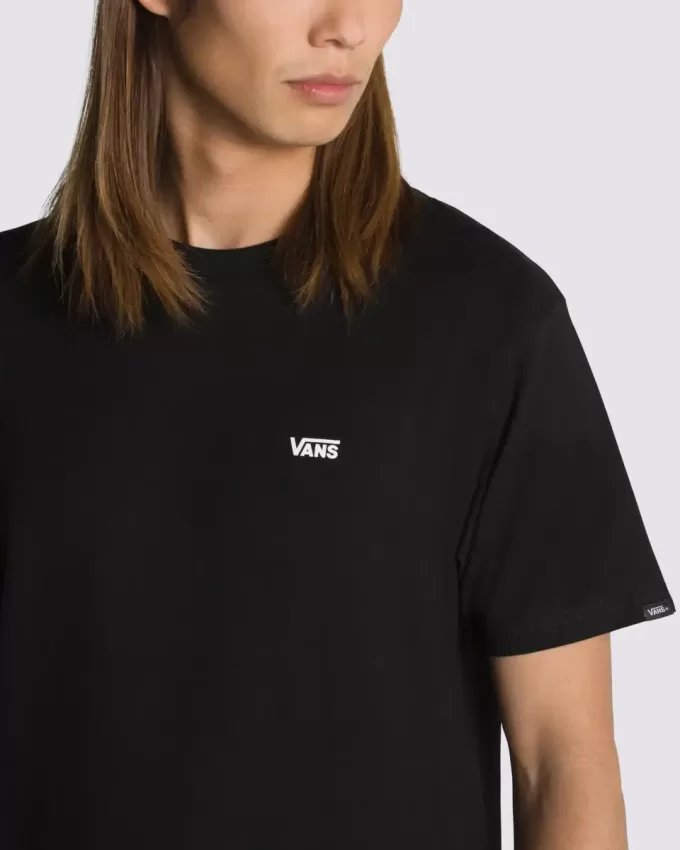 T-shirt med logotyp för vänster bröst