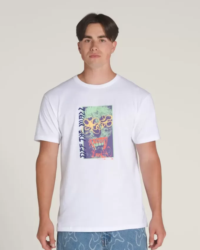 T-shirt med spraylager T-shirt med spraylager
