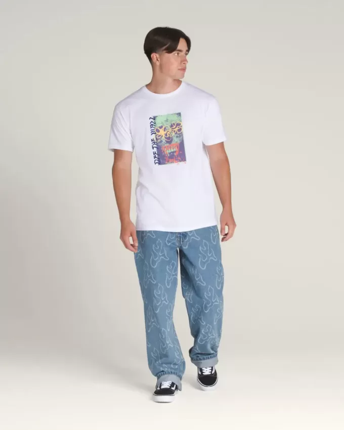 T-shirt med spraylager T-shirt med spraylager
