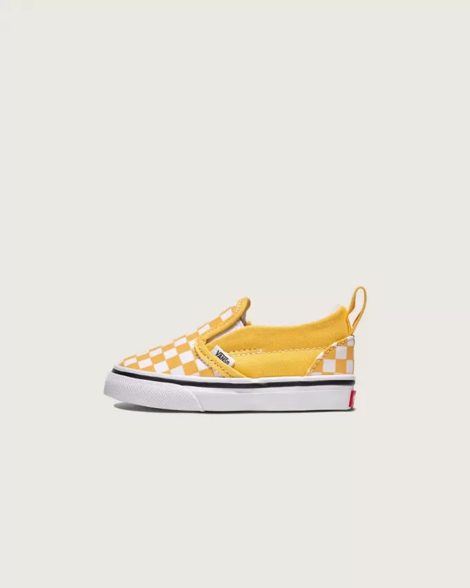 Toddler Classic Slip-On V Checkerboard Sko Toddler Classic Slip-On V Checkerboard Sko