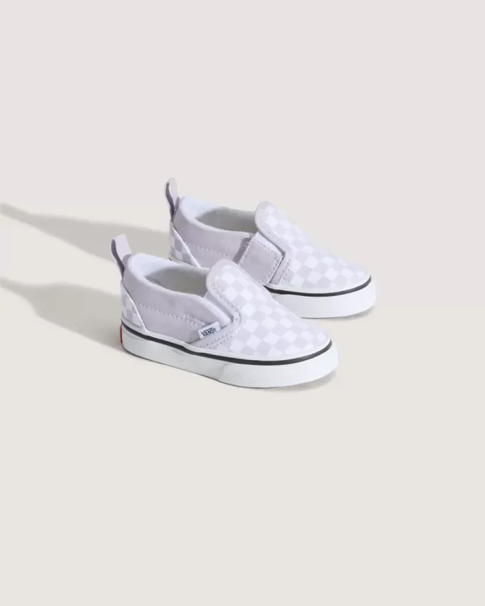 Toddler Classic Slip-On V Checkerboard Sko Toddler Classic Slip-On V Checkerboard Sko