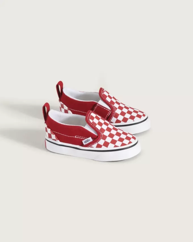 Toddler Classic Slip-On V Checkerboard Sko Toddler Classic Slip-On V Checkerboard Sko
