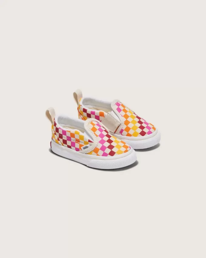 Toddler Classic Slip-On V Checkerboard Sko Toddler Classic Slip-On V Checkerboard Sko