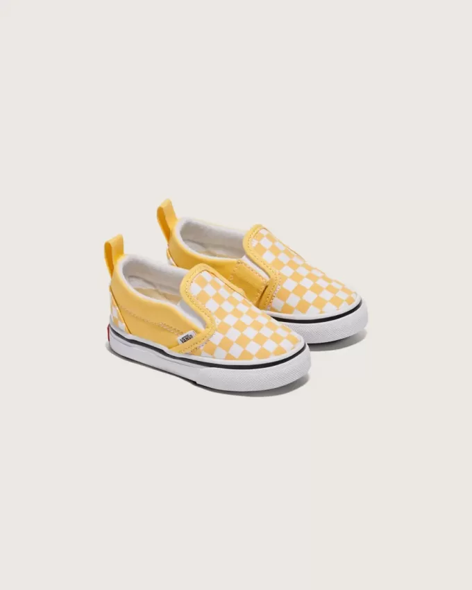 Toddler Classic Slip-On V Checkerboard Sko Toddler Classic Slip-On V Checkerboard Sko