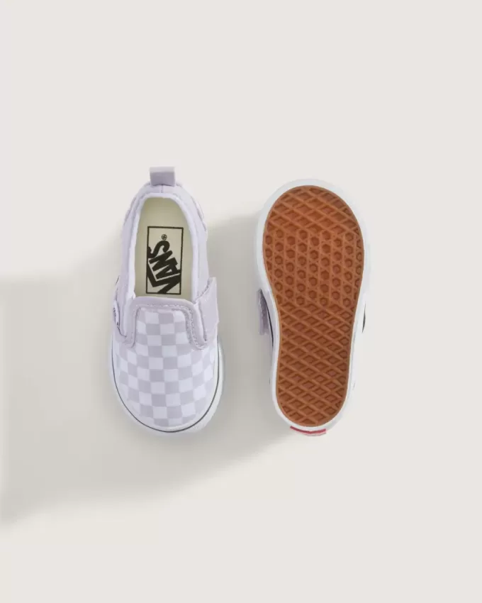 Toddler Classic Slip-On V Checkerboard Sko Toddler Classic Slip-On V Checkerboard Sko