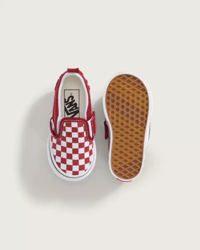 Toddler Classic Slip-On V Checkerboard Sko Toddler Classic Slip-On V Checkerboard Sko
