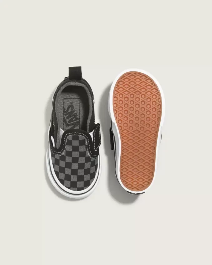 Toddler Classic Slip-On V Checkerboard Sko Toddler Classic Slip-On V Checkerboard Sko