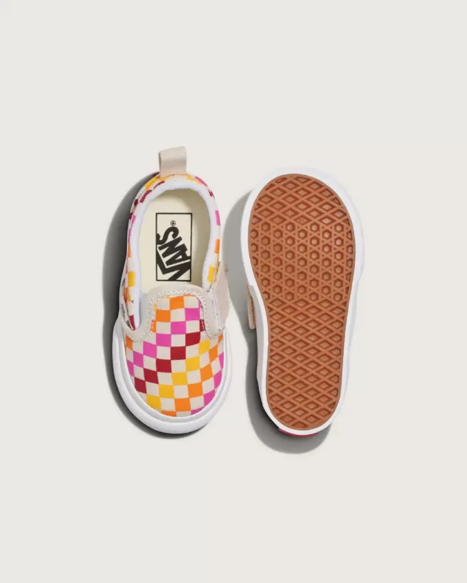 Toddler Classic Slip-On V Checkerboard Sko Toddler Classic Slip-On V Checkerboard Sko