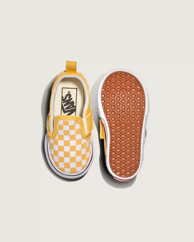 Toddler Classic Slip-On V Checkerboard Sko Toddler Classic Slip-On V Checkerboard Sko